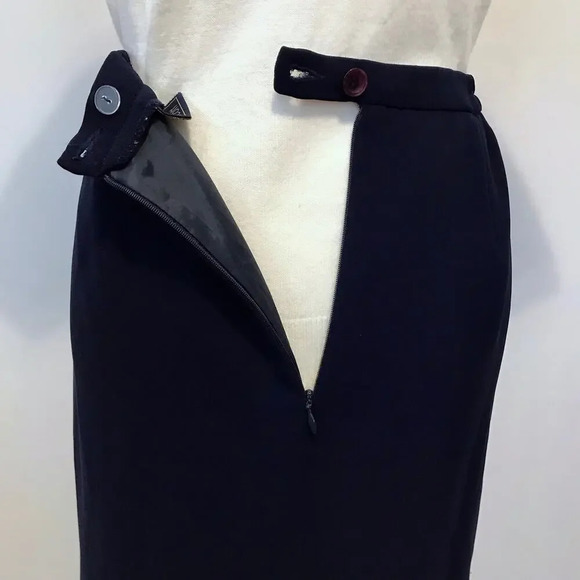 Laura Scott Navy Mini Skirt Women 14 - Picture 11 of 13
